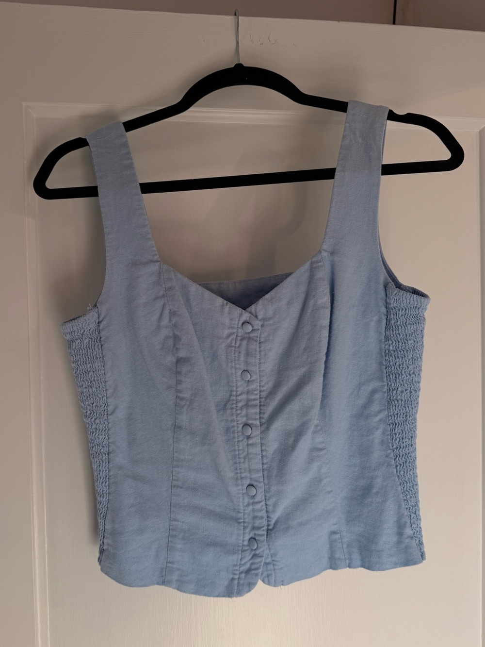 Linen blend top - Picture 2 of 6